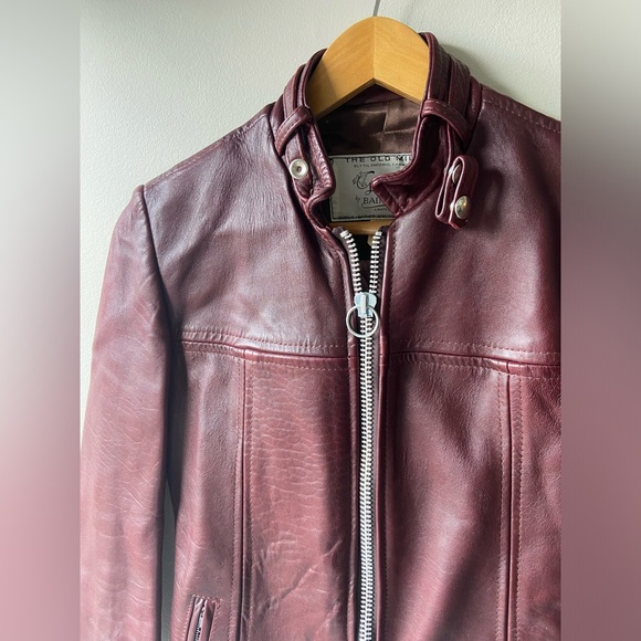 Oxblood vintage leather jacket - Picture 10 of 16